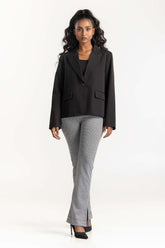 Grey Houndstooth Formal Pant 224-220-002